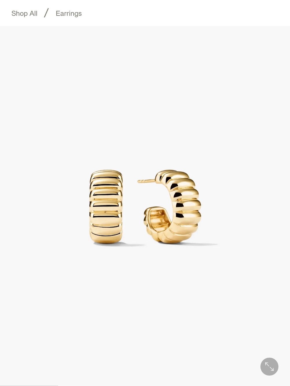 Mejuri Charlotte Bold Hoops